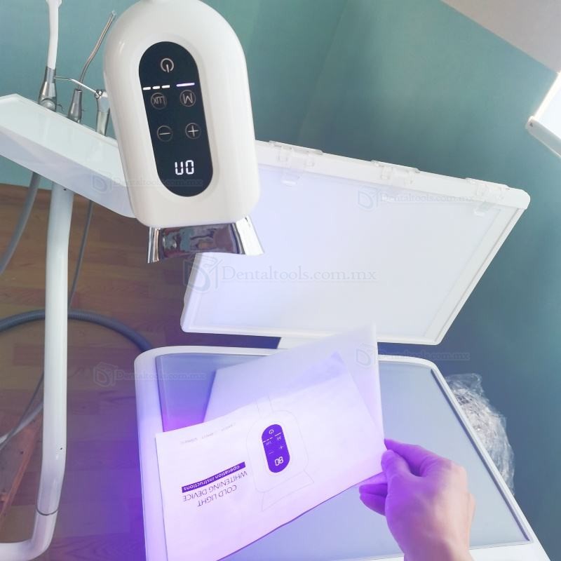 Bonin BM01-C L&aacute;mpara LED de blanqueamiento dental para sill&oacute;n dental con luz de 3 colores